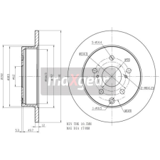 MAXGEAR Féktárcsa MAXGEAR 19-2466 féktárcsa