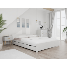 Maxi Drew IKAROS ágy 120 x 200 cm, fehér Ágyrács: Lamellás ágyrács, Matrac: Deluxe 10 cm matrac ágy és ágykellék
