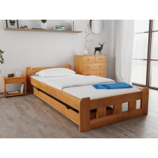 Maxi Drew Naomi magasított ágy 80x200 cm, égerfa Ágyrács: Ágyrács nélkül, Matrac: Deluxe 15 cm matraccal ágy és ágykellék