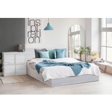 Maxi Drew SOFIA ágy 120 x 200 cm, fehér Ágyrács: Léces ágyrács, Matrac: Deluxe 10 cm matrac ágy és ágykellék