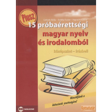 Maxim 15 próbaérettségi magyar nyelv és irodalomból (2007) antikvárium - használt könyv