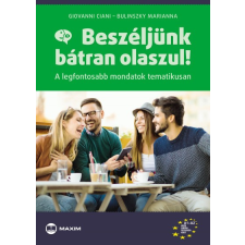 Maxim Könyvkiadó Beszéljünk bátran olaszul! nyelvkönyv, szótár