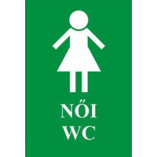 Maxima Női WC, öntapadós matrica információs címke