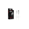 Maxlife TF-0019 5V/2A 3m USB-Type-C fehér adat- és töltőkábel