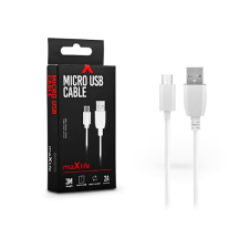 Maxlife tf-0077 3m usb-microusb fehér adat- és töltőkábel kábel és adapter