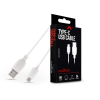 Maxlife USB - USB Type-C adat- és töltőkábel 1 m-es vezetékkel - Maxlife USB Type-C Cable - 5V/3A - fehér