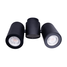 Maxlight Barro fekete mennyzeti lámpa (MAX-C0114) GU10 2 izzós IP20 világítás
