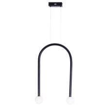 Maxlight Enigma fekete LED függesztett lámpa (MAX-P0513) LED 2 izzós IP20 világítás