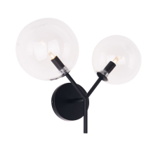 Maxlight Lollipop fekete-fehér falikar (MAX-W0277) G9 2 izzós IP20 világítás