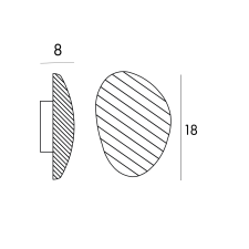 Maxlight Nuvia fehér-arany LED fali lámpa (MAX-W0397) LED 1 izzós IP20 világítás