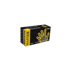 Maxter nitril fekete púdermentes vizsgálókesztyű - XL - Fekete