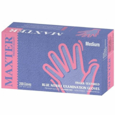 Maxter Nitril Kék Púdermentes Vizsgálókesztyű 200db