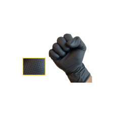 Maxter Védőkesztyű egyszer használatos nitril 8.4g XL méret púder nélküli fekete 90db védőkesztyű