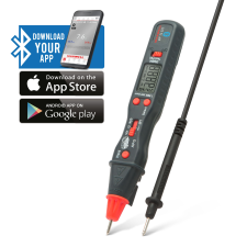  Maxwell 25520 Smart, Toll kivitelű digitális multiméter, Bluetooth kapcsolattal kábel és adapter