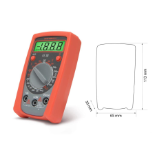 MAXWELL Multiméter, digitális DC 500V AC 500V (PT-25103) mérőműszer