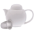 Maxwell & Williams Teáskanna és 6 csésze szűrővel WHITE BASICS