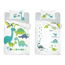 Maya Moo Gyerek Bambusz ágyneműhuzat 90x120cm - Happy Dinó babaágynemű, babapléd