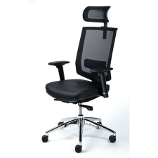 MAYAH "Maxy" exkluzív fejtámaszos irodai szék  (BBSZVV37 / CM4008N BLACK) (CM4008N BLACK) bútor