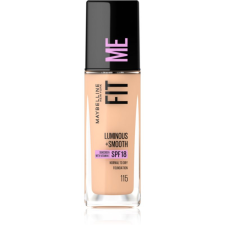 Maybelline Fit Me! folyékony make-up az élénk és kisimított arcbőrért árnyalat 115 Ivory 30 ml smink alapozó