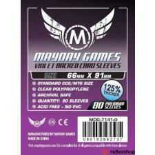 Mayday Games Kártyavédő kártyajátékokhoz (80 db-os csomag) 63.5 x 88 mm (lila hátlap) kártyajáték
