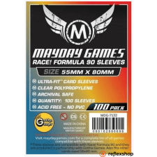 Mayday Games kártyavédő Race! Formula 90 játékhoz, 55 x 80 mm (100 db-os csomag) társasjáték