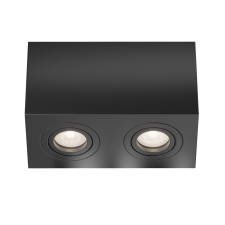 MAYTONI Atom fekete mennyezeti lámpa (MAY-C017CL-02B) GU10 2 izzós IP20 világítás