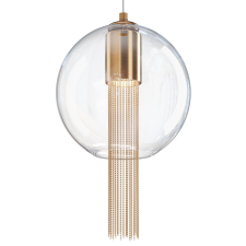 MAYTONI Flusso bronz-átlátszó függesztett lámpa (MAY-P095PL-01BZ1) GU10 1 izzós IP20 világítás