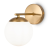 MAYTONI Marble fehér-arany falikar (MAY-MOD187WL-01BS) E27 1 izzós IP20