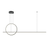 MAYTONI Maytoni Halo MOD247PL-L49BK 1x40W/LED 1500lm IP20