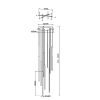 MAYTONI Maytoni Light stick MOD236PL-L54BS3K 1x46W/LED 3000K 3350lm IP20