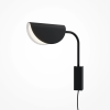 MAYTONI modern fali lámpa mollis fekete mymod126wl-01b