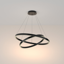 MAYTONI Rim fekete LED függesztett lámpa (MAY-MOD058PL-L74B3K) LED 1 izzós IP20 világítás