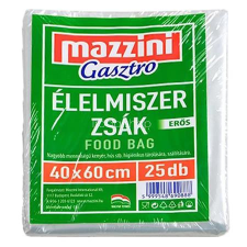 Mazzini Élelmiszerzsák, erős, 25 db, 40 x 60 cm, MAZZINI "Gasztro" papírárú, csomagoló és tárolóeszköz