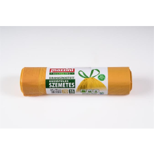  MAZZINI Szemeteszsák, újrahasznosított, húzófüles, 70 l, 15 db, 64x70 cm, MAZZINI tisztító- és takarítószer, higiénia