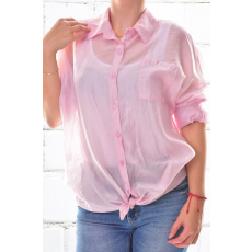 MB Collection női ing-blúz - Bő,laza fazonú, vékony könnyű anyagból, elől végig gombos M25-1-ZX250226-6/T011