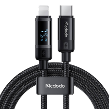Mcdodo CA-5210 USB-C Lightning kábel, 36W, 1.2m (fekete) kábel és adapter