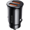 Mcdodo CC-6602 2x USB-A Autós töltő - Fekete (12W) (CC-6602)
