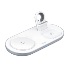 Mcdodo CH-7060 3 az 1-ben Vezeték nélküli töltő - Fehér (CH-7060) mobiltelefon kellék