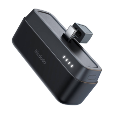 Mcdodo MC-6301 Powerbank integrált csatlakozóval USB-C / 5000mAh 20W - Fekete (MC-6301) power bank