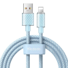 Mcdodo USB-A Lightning fonott töltőkábel adatkábel 2 m kék