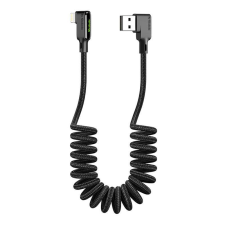 Mcdodo USB Lightning kábel, Mcdodo CA-7300, ferde, 1.8m (fekete) kábel és adapter