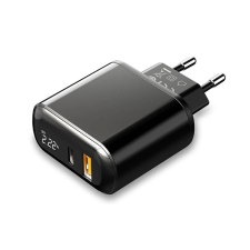 Mcdodo Wall charger Mcdodo CH-7170 PD 20W 2xUSB + USB-C (black) mobiltelefon kellék