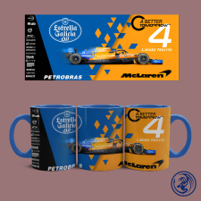  McLaren - Lando Norris bögre (Kék) bögrék, csészék