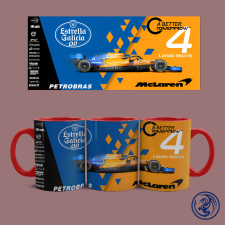  McLaren - Lando Norris bögre (Piros) bögrék, csészék