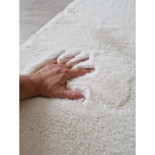 mcthree RABBIT pihe-puha szőnyeg, hosszú szálú, fehér, 80x150cm lakástextília