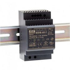 Mean Well LED tápegység , Mean Well , HDR-60-24 , 24 Volt , 60 Watt , sínre szerelhető , ipari villanyszerelés
