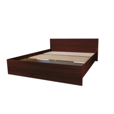 Meble Stolarz Pietro II NEW Kétszemélyes ágykeret 140x200, ágyráccsal wenge ágy és ágykellék
