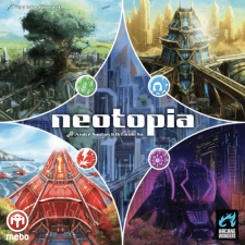 MEBO Games Neotopia (választható nyomdai magyar szabállyal) társasjáték + AJÁNDÉK promókártyák társasjáték