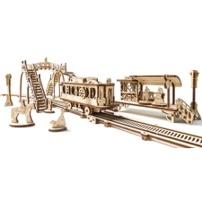 mechanical town villamos vonal 3D mechanikus fa puzzle puzzle, kirakós