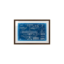 MECHANIKAI SÍK 2 90x62 cm grafika, keretezett kép